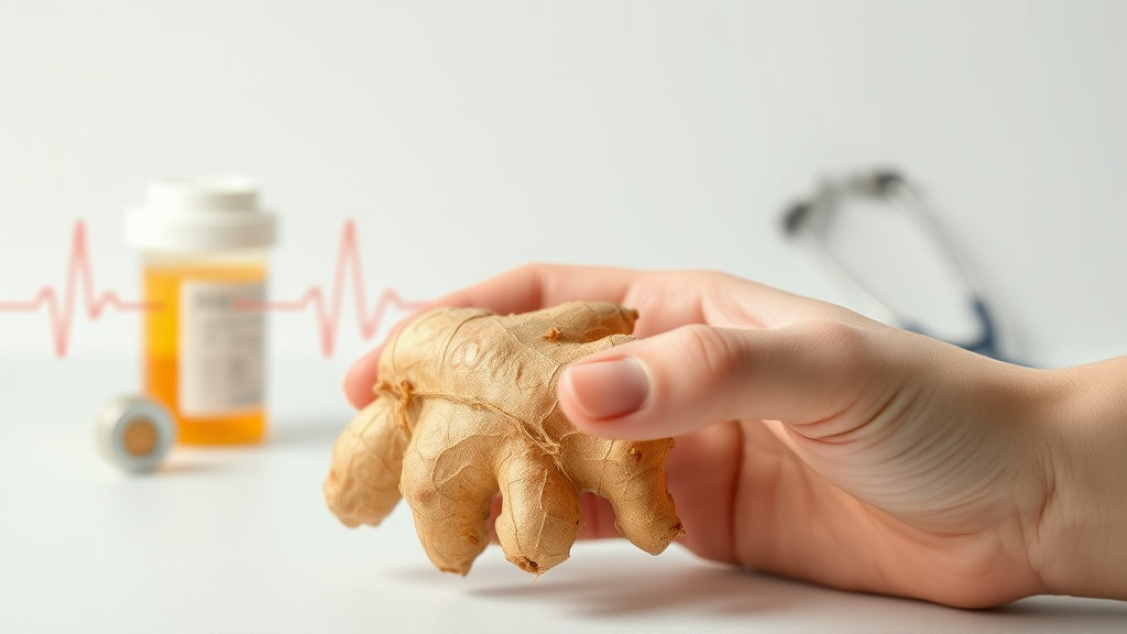 손에 생강을 들고 있는 이미지