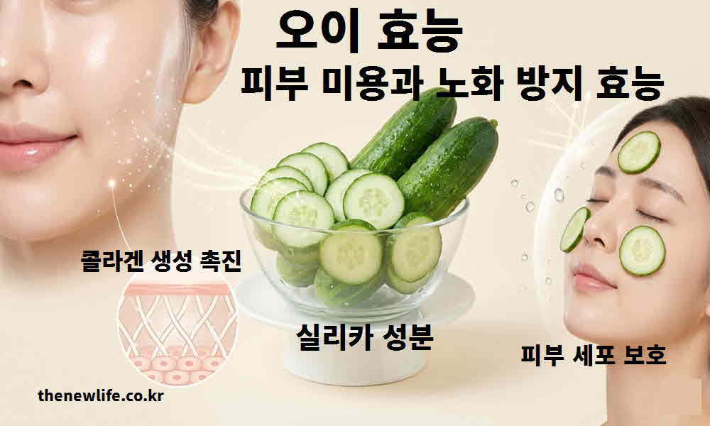 오이 효능 피부 미용 노화 방지