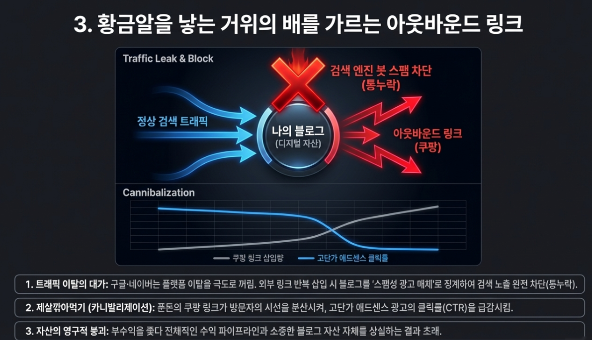 외부 링크 아웃바운드 삽입 블로그 저품질 통누락 방어 전략
