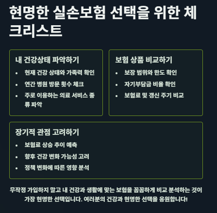 세대별 실손보험 비교, 장단점 총정리