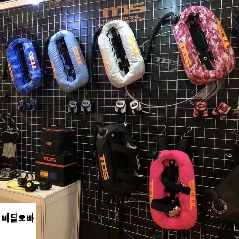 bcd TDS KIRIN 스쿠버다이빙 백플레이트 티타늄 21파운드 초경량