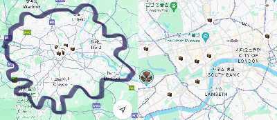 런던 숙소 위치 추천