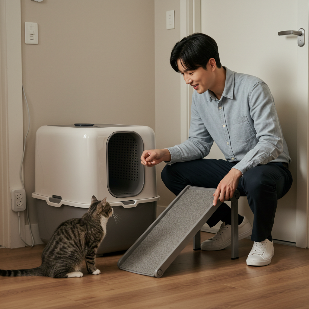 설치 요령 &amp; 냥이 적응 훈련 루틴