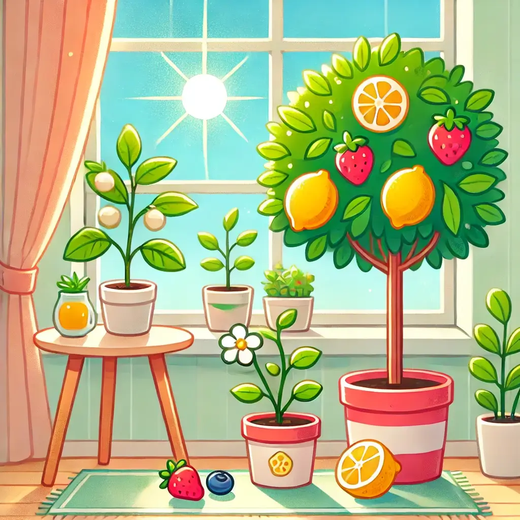 실내 과실 나무 샘플 이미지