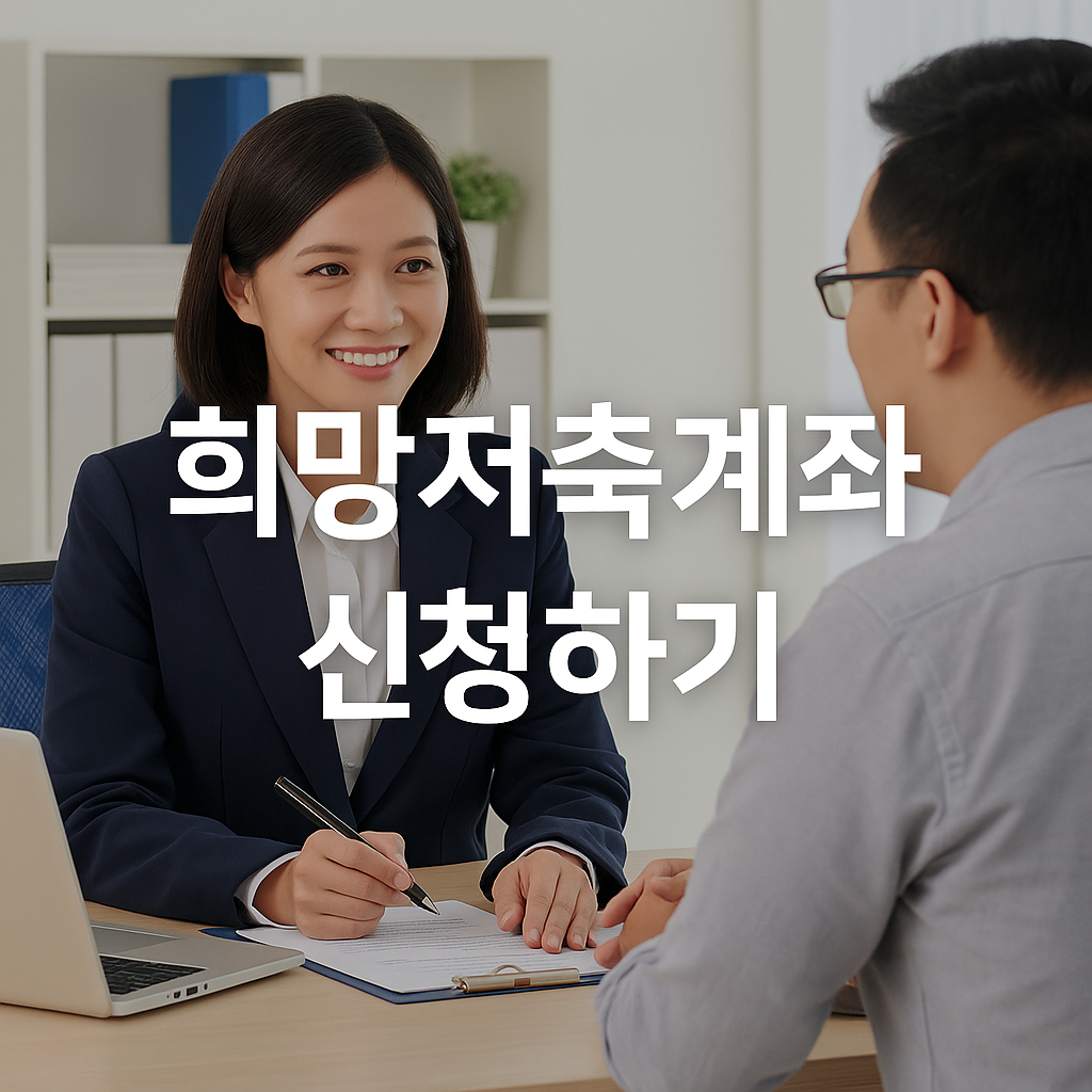 희망저축계좌로 1,440만 원 받는 법