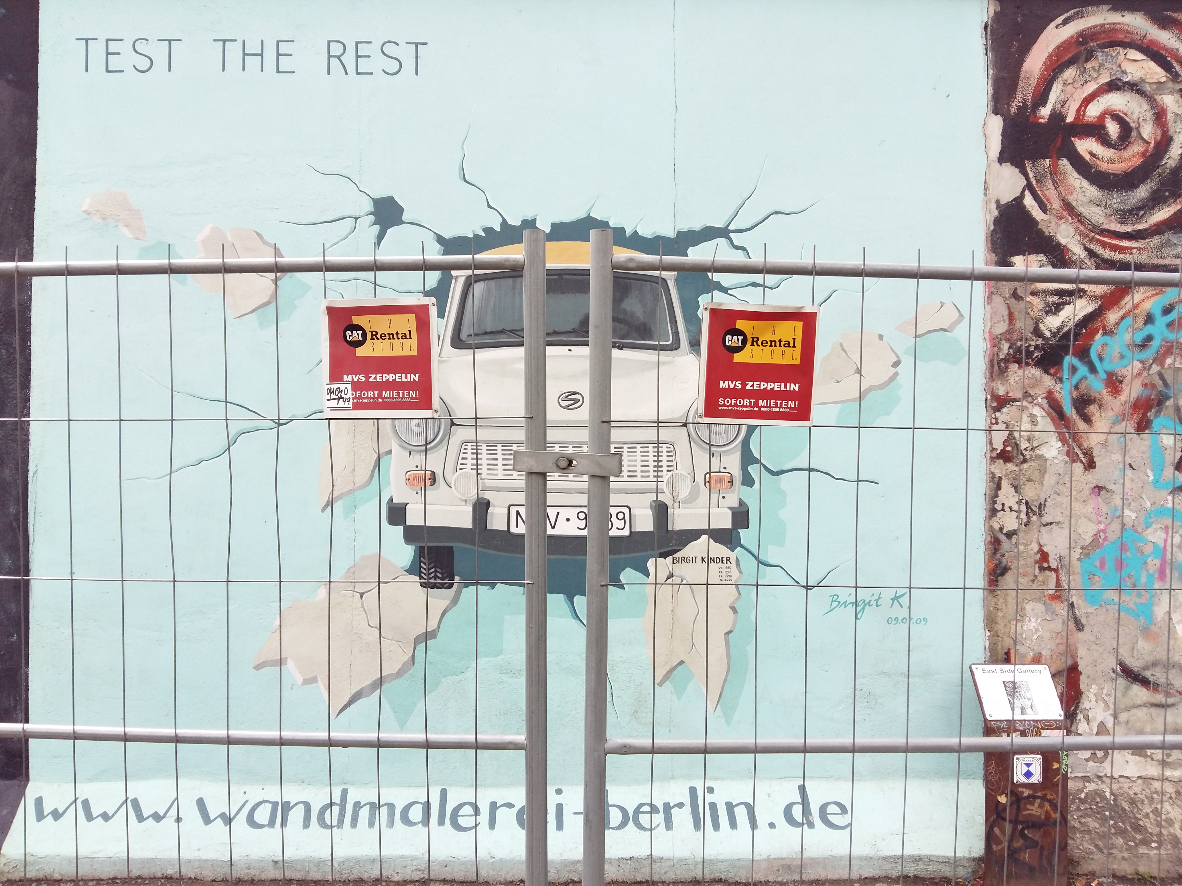독일 베를린 장벽과 이스트 사이드 갤러리 TEST THE REST