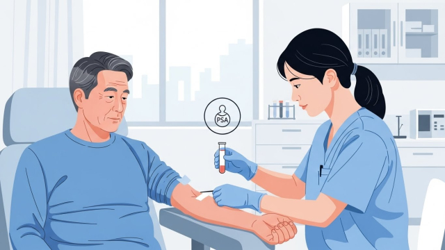 전립선암 PSA 검사 채혈