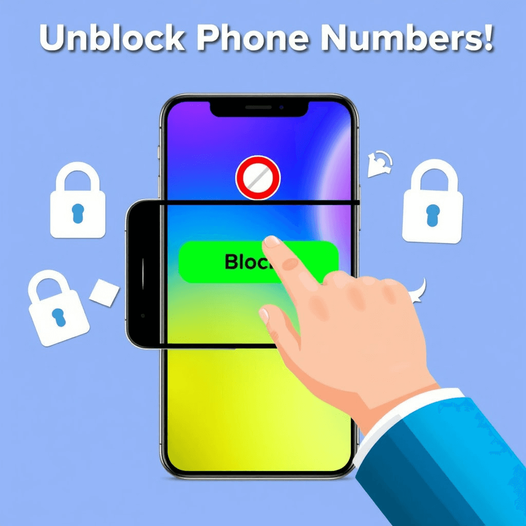 스마트폰 전화번호 차단 해제 방법