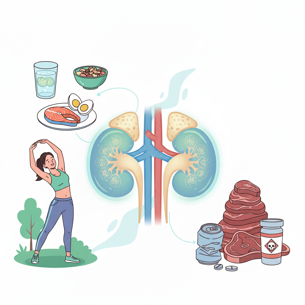 콩팥 건강 비상! 당신의 일상 습관