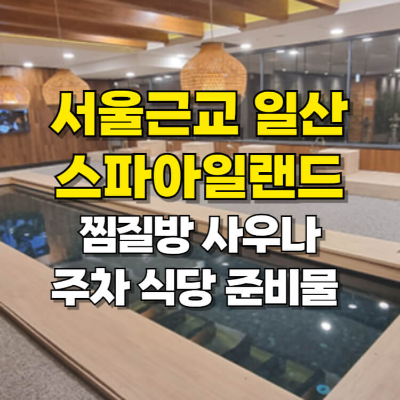 서울근교 찜질방 일산 스파아일랜드 카드뉴스
