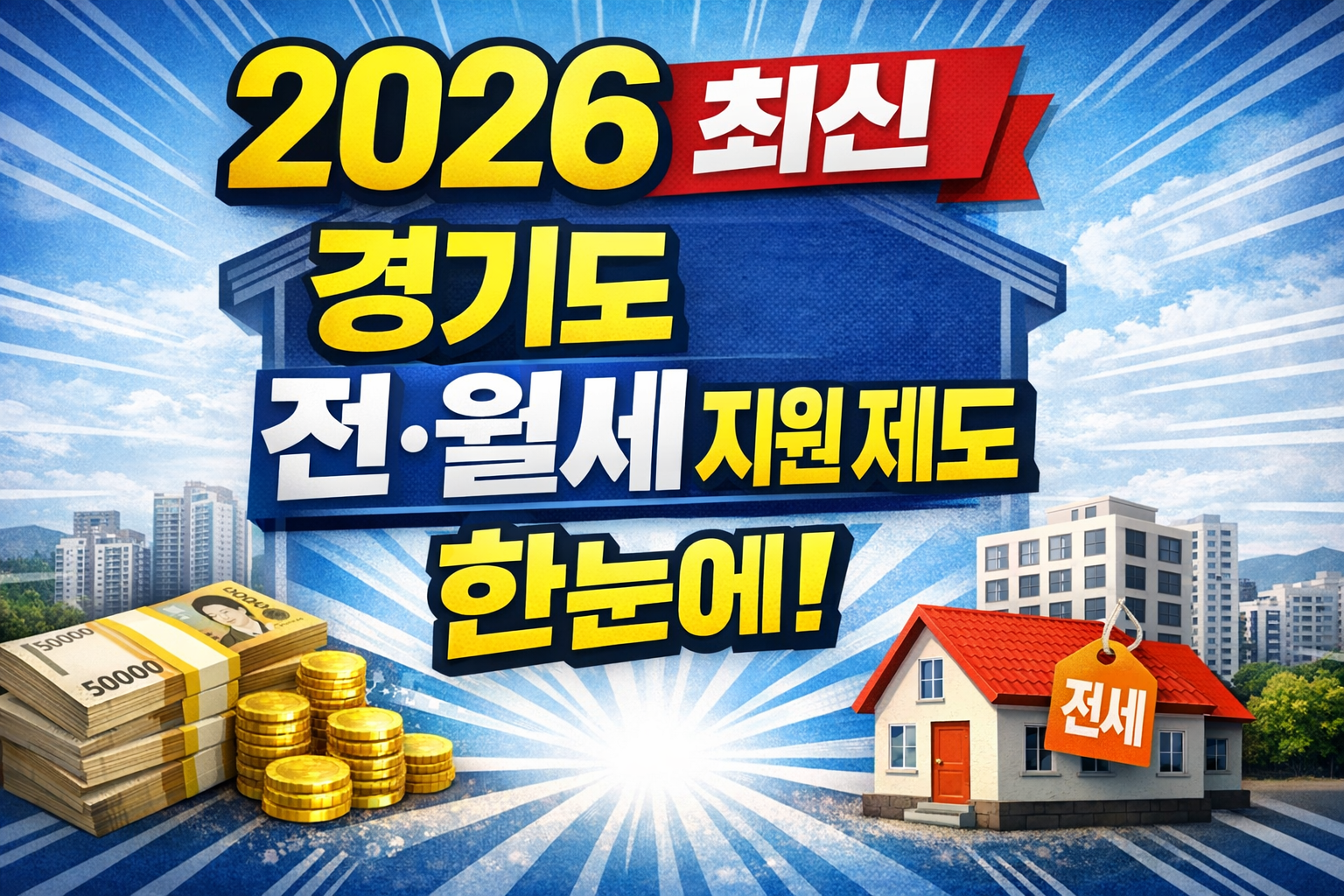 2026 최신 경기도 전월세 지원제도 총정리