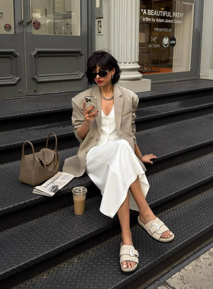 뉴트럴톤 여자 코디