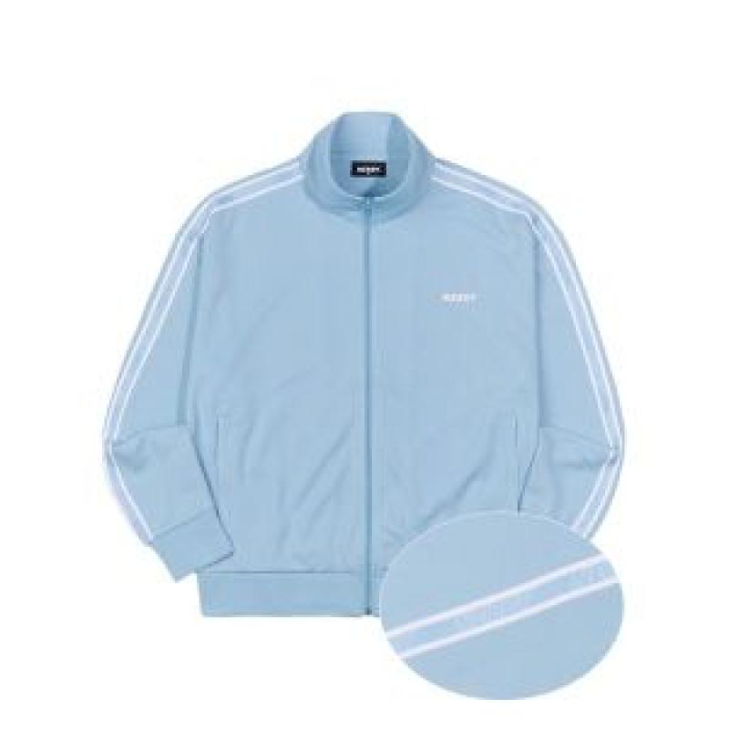널디 자가드 로고 테잎 트랙 탑 스카이블루 275199