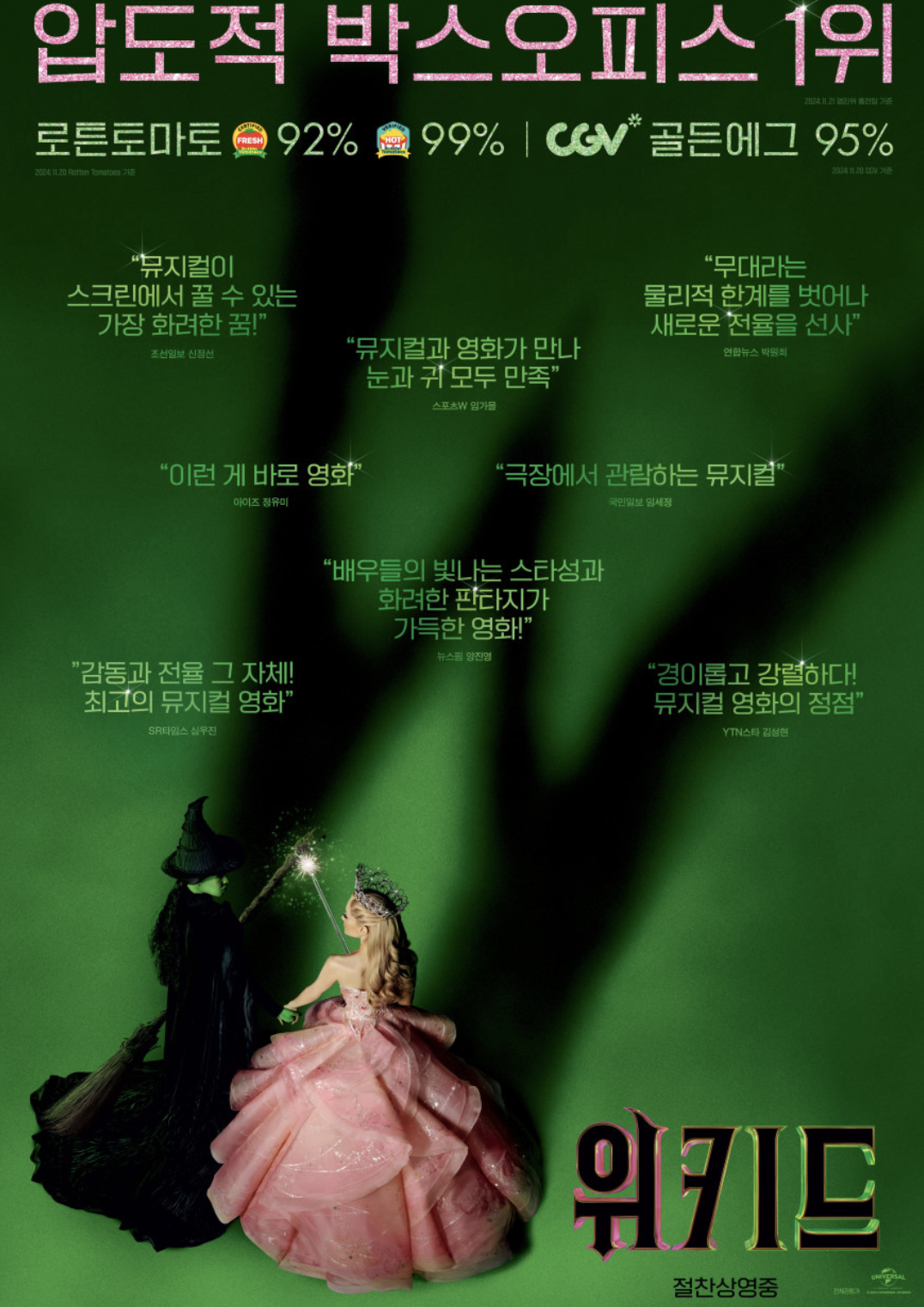현재상영작 7위 위키드