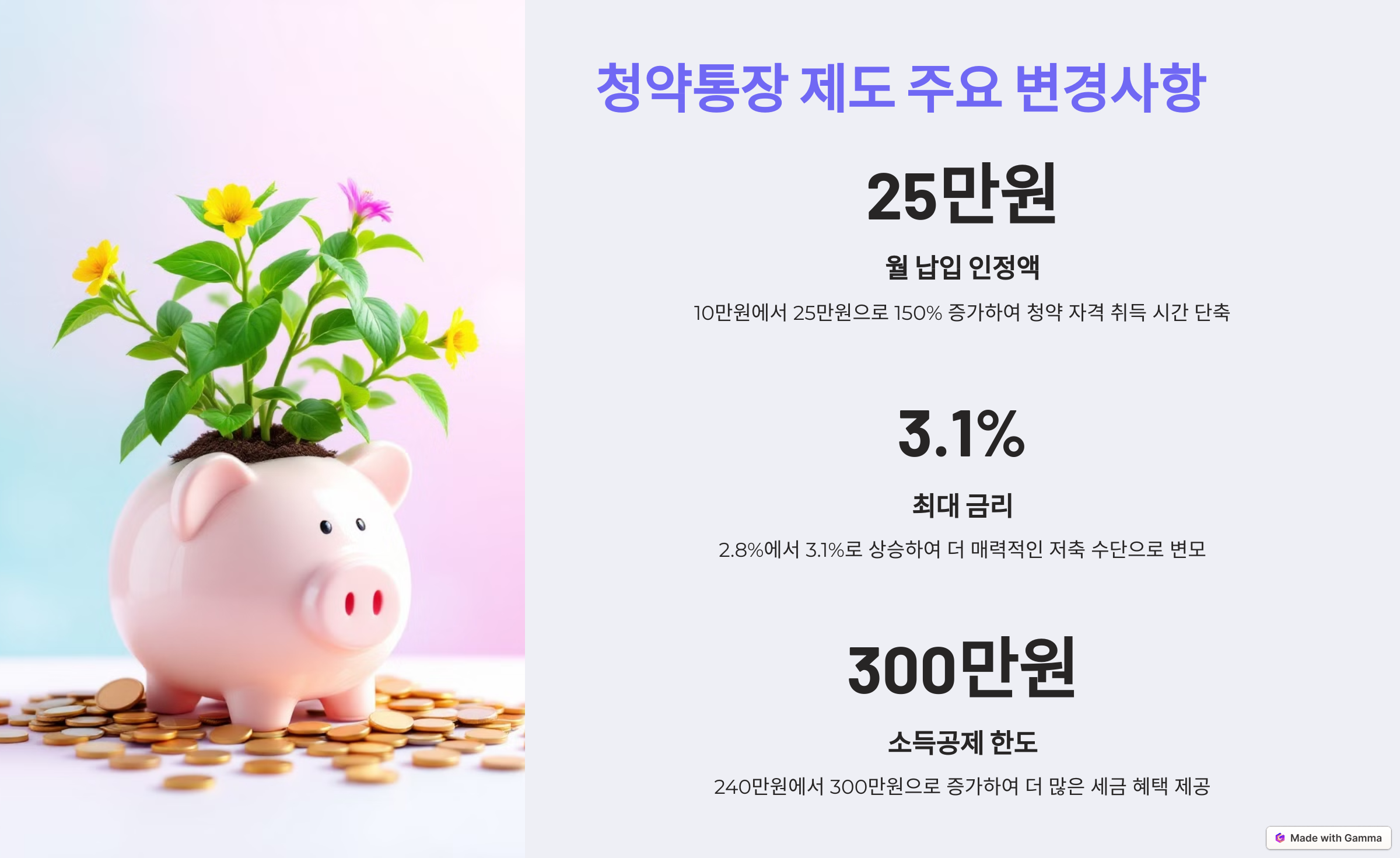2024년 청약통장 제도 개편 자세히 알아보기, 주의점