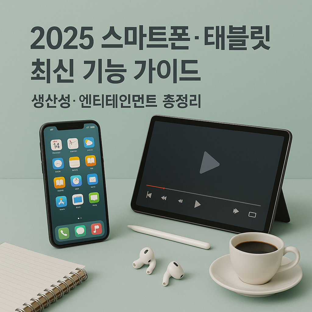 2025 스마트폰·태블릿 최신 기능 가이드