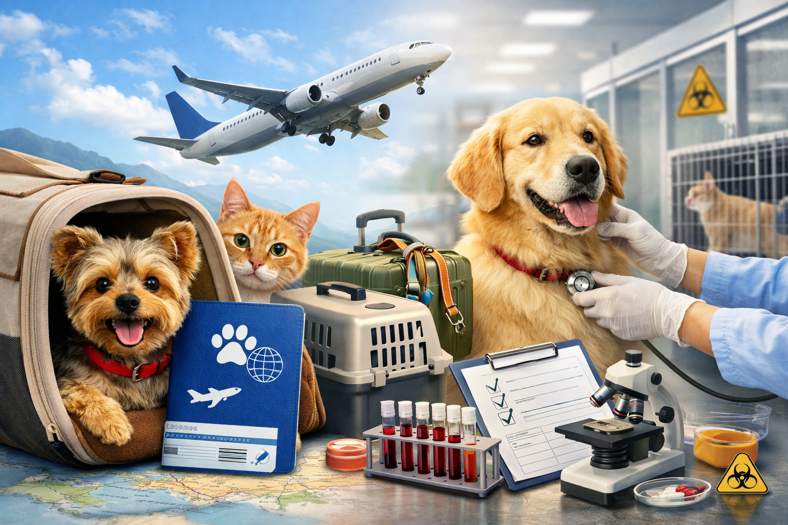 반려동물 여권과 검역 절차