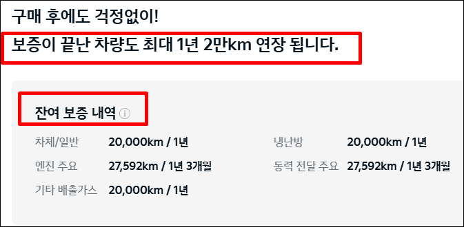 잔여 보증