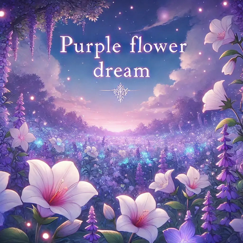보라색 꽃 꿈