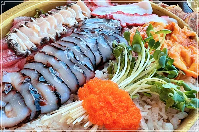 맛있는 녀석들 동해, 속초, 청초호 싱싱한 해산물, 전복, 해삼, 횟감, 사골육수 물회 맛집