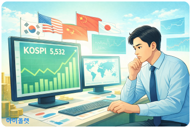 코스피 5,532 급등의 진짜 의미, 오늘 시장에서 지수보다 먼저 확인해야 할 흐름의 기준