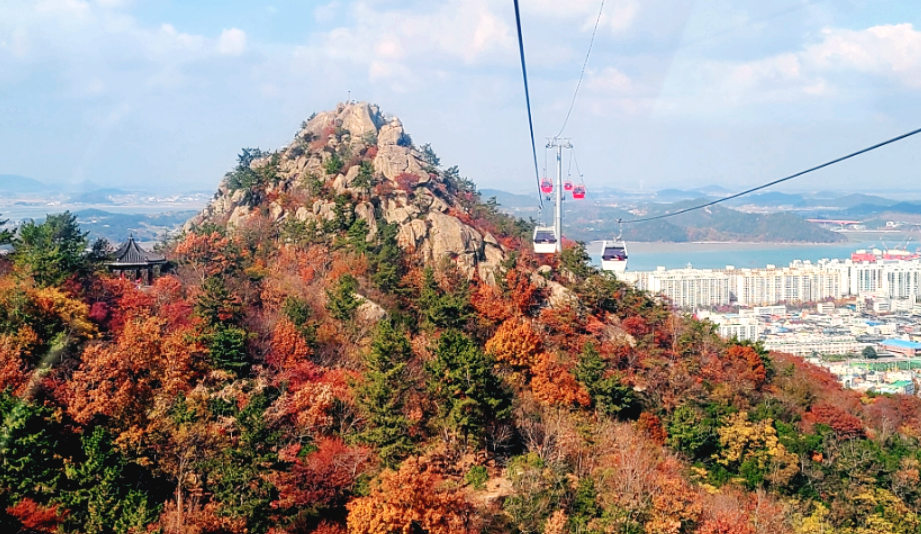 유달산 단풍