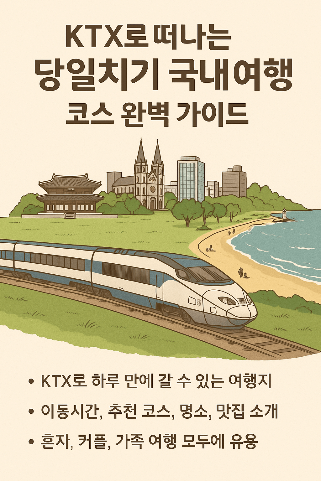 KTX로 떠나는 당일치기 국내 여행 코스 완벽 가이드