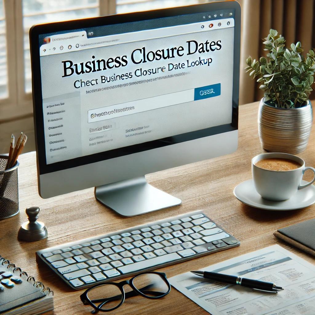 폐업 일자 확인