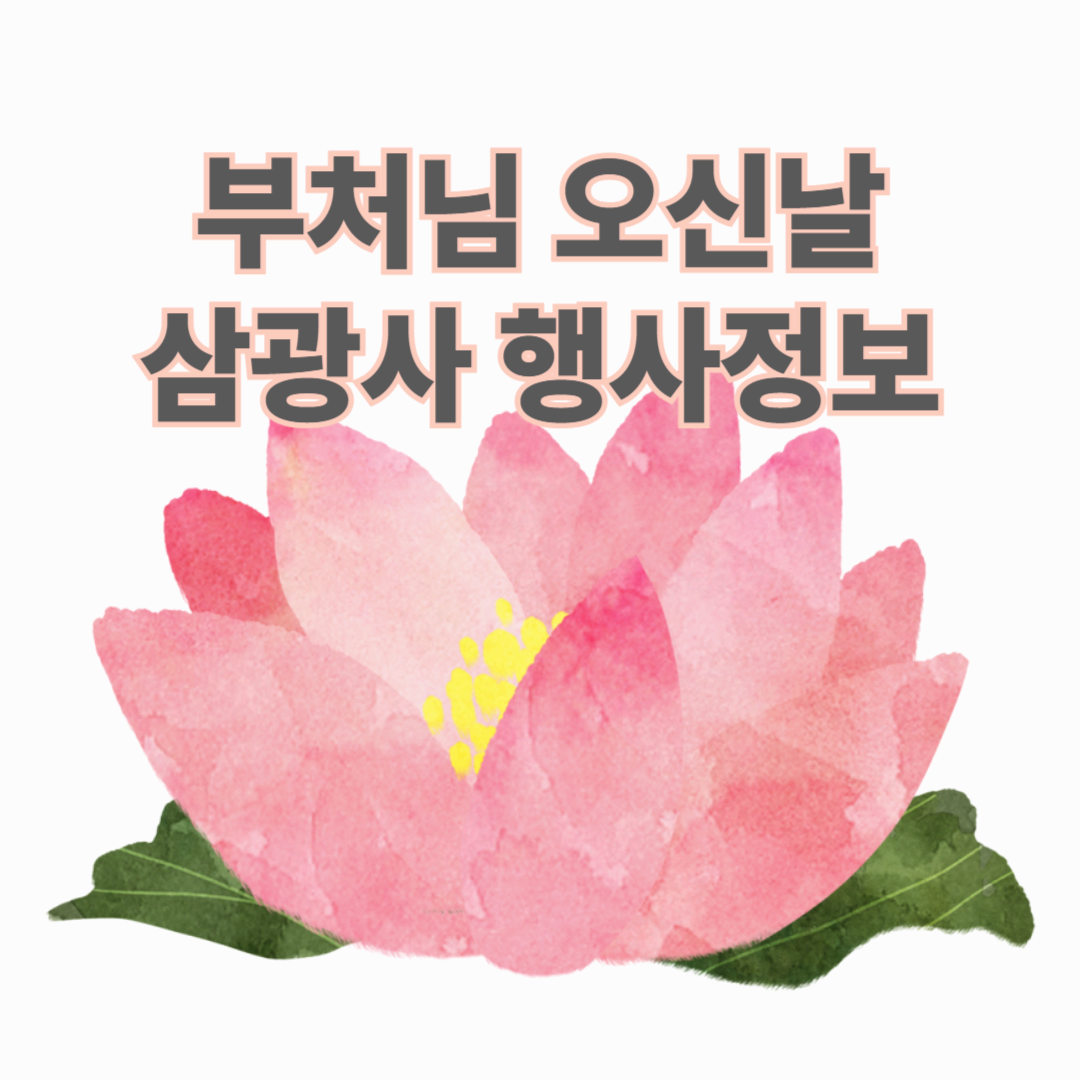 부처님오신날 삼광사 연등행사