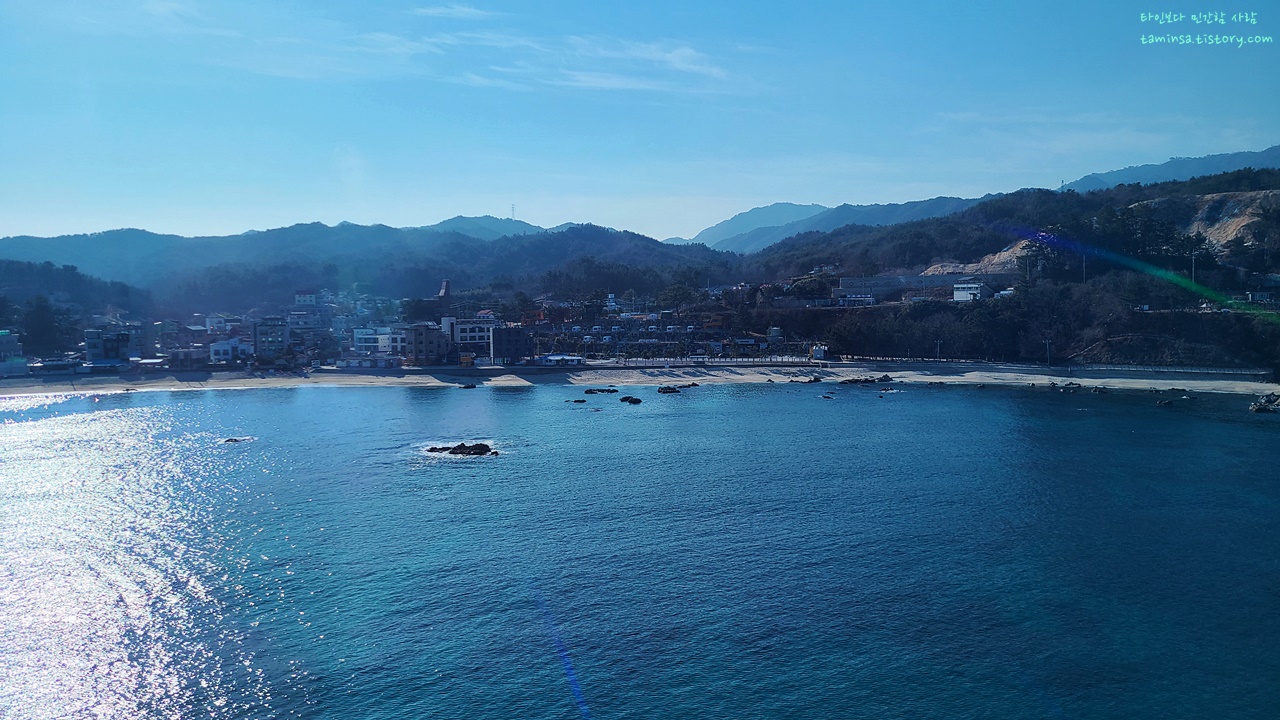 케이블카에서-바라본-장호해수욕장