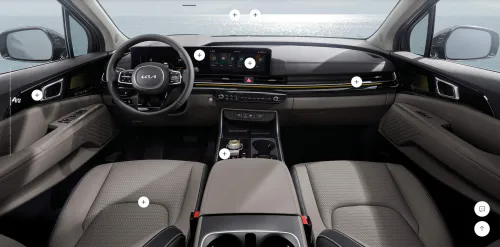 카니발 실내 디자인