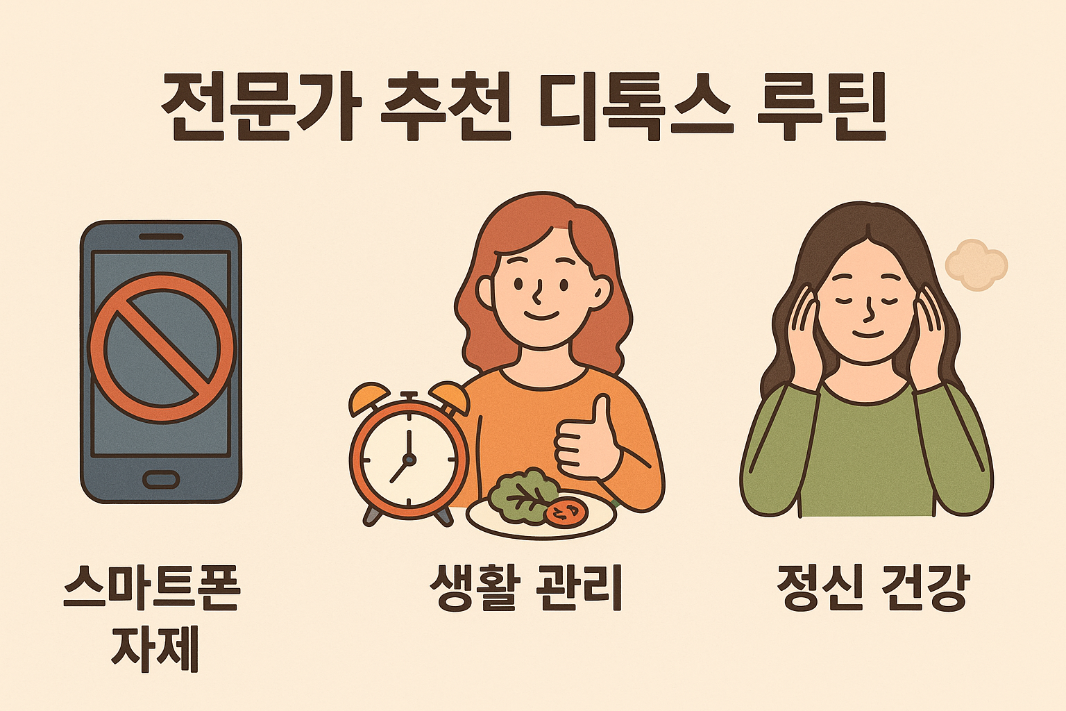 전문가 추천 디톡스 루틴