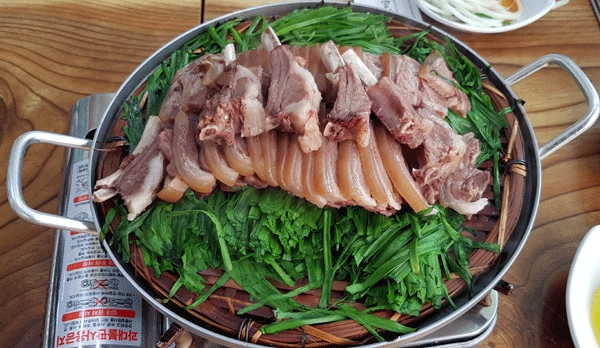 흑염소-갈비-수육