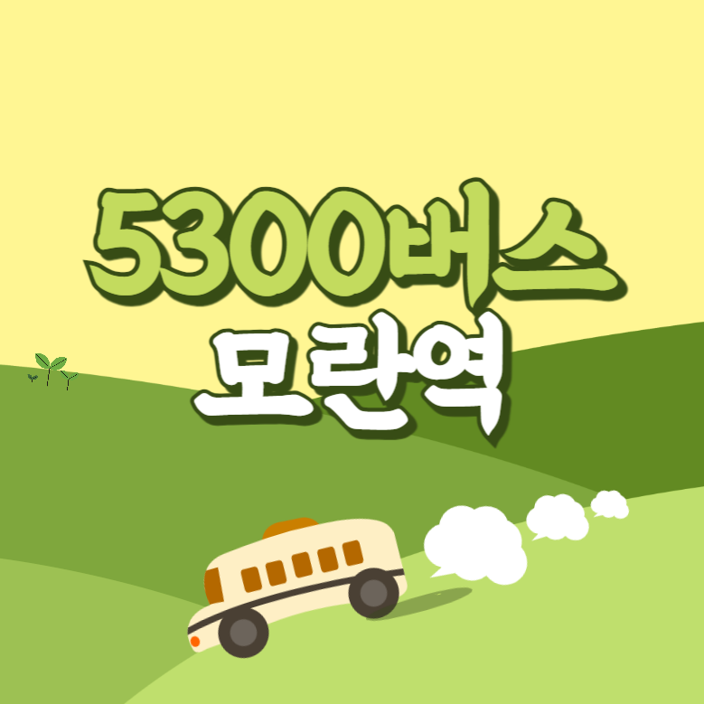인천공항에서 모란역 리무진 공항버스(5300번) 썸네일