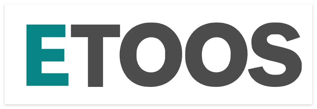 흰바탕 진한 회색글씨 - ETOOS