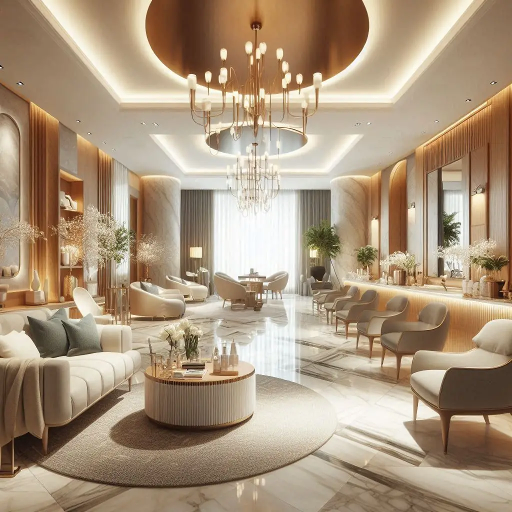 피부,체형관리 샵 배경