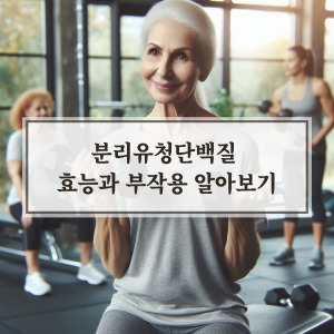 분리유청단백질 효능과 부작용