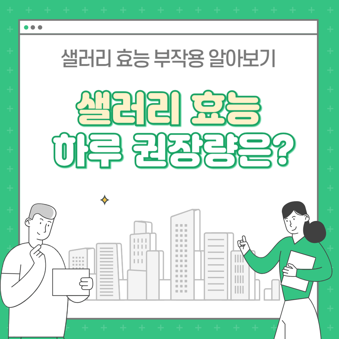 샐러리 효능 샐러리 하루 권장량