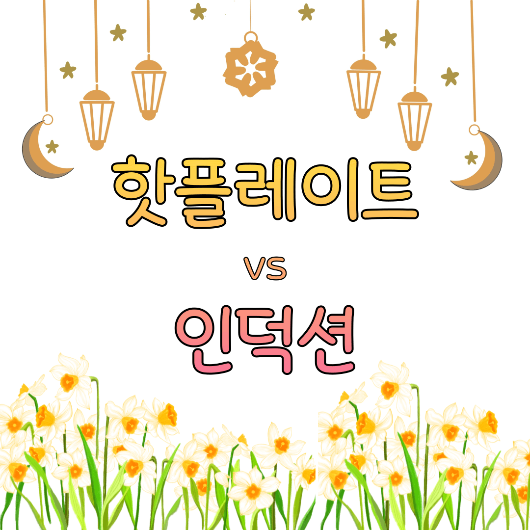 핫플레이트 vs 인덕션