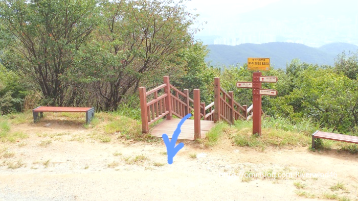 백양산 등산계단