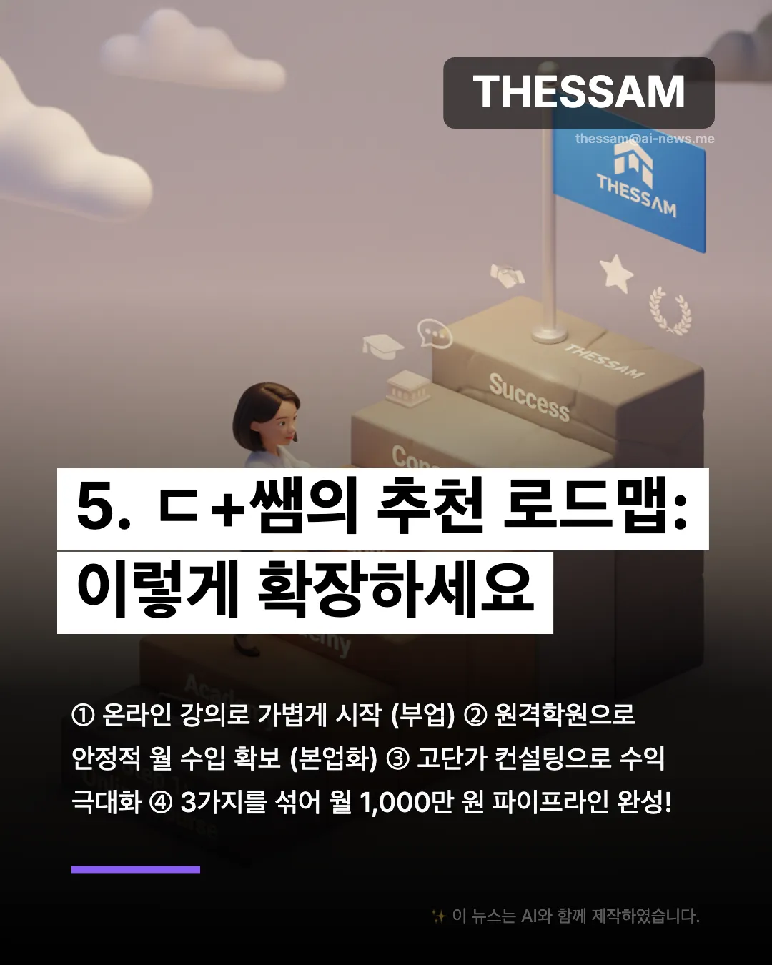 AI 교육 사업 3가지 수익 모델 완벽 비교 - 원격학원 vs 1:1 컨설팅 vs 온라인 강의