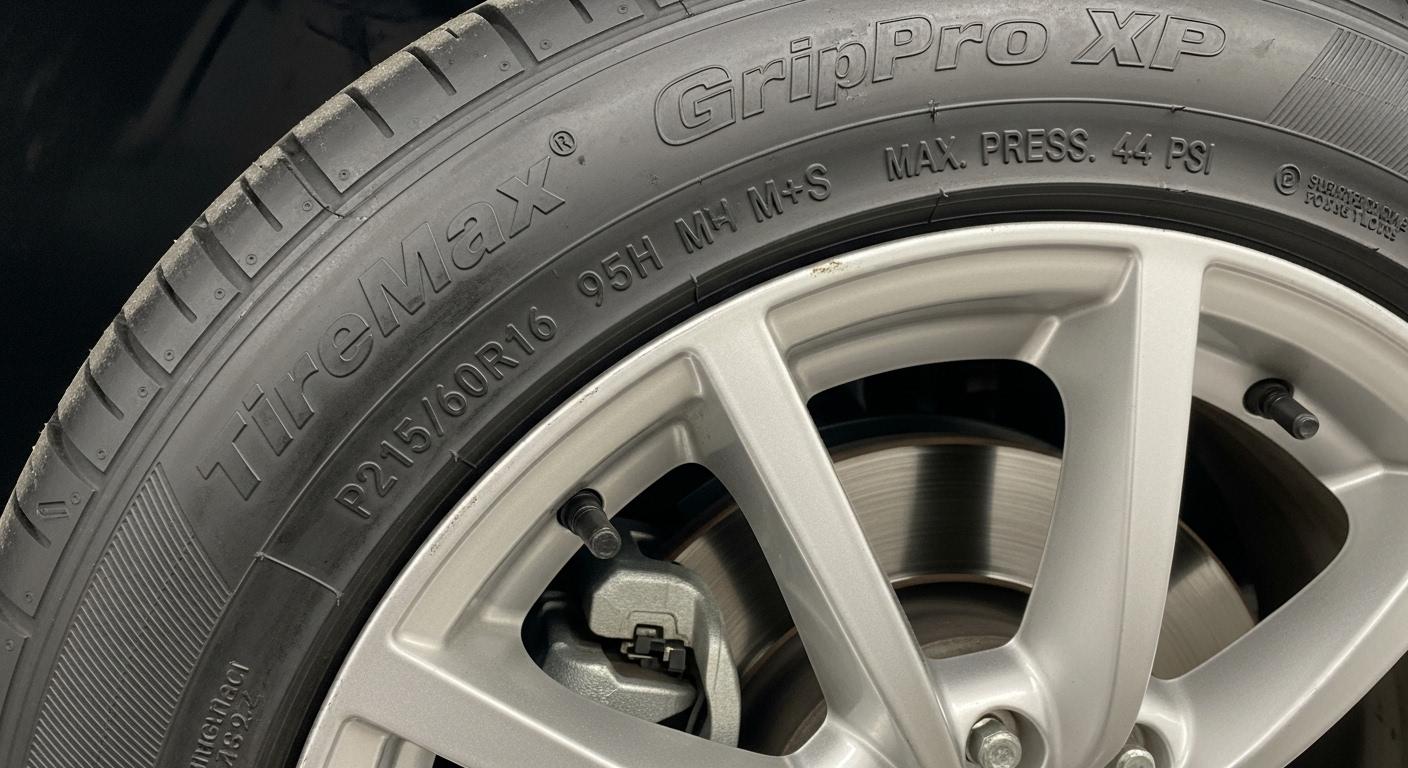 자동차 타이어 측면