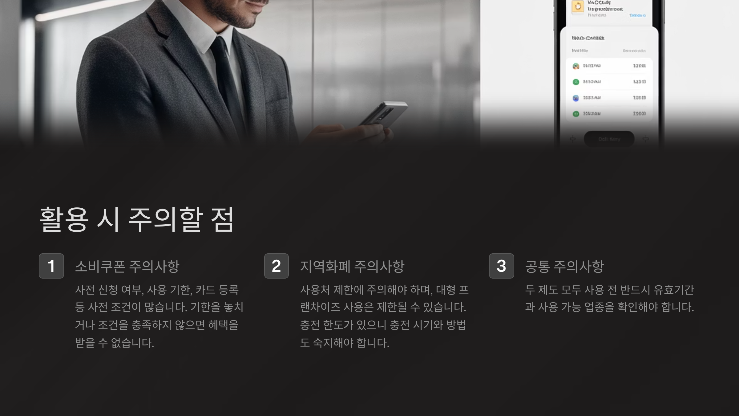 활용 시 주의할 점