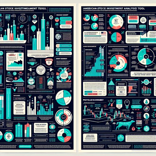미국 주식 투자 분석 툴 활용법을 시각적으로 설명하는 인포그래픽