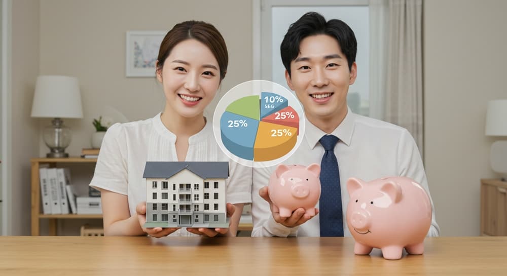 초기지분으로 입주하는 적금형 주택 콘셉트