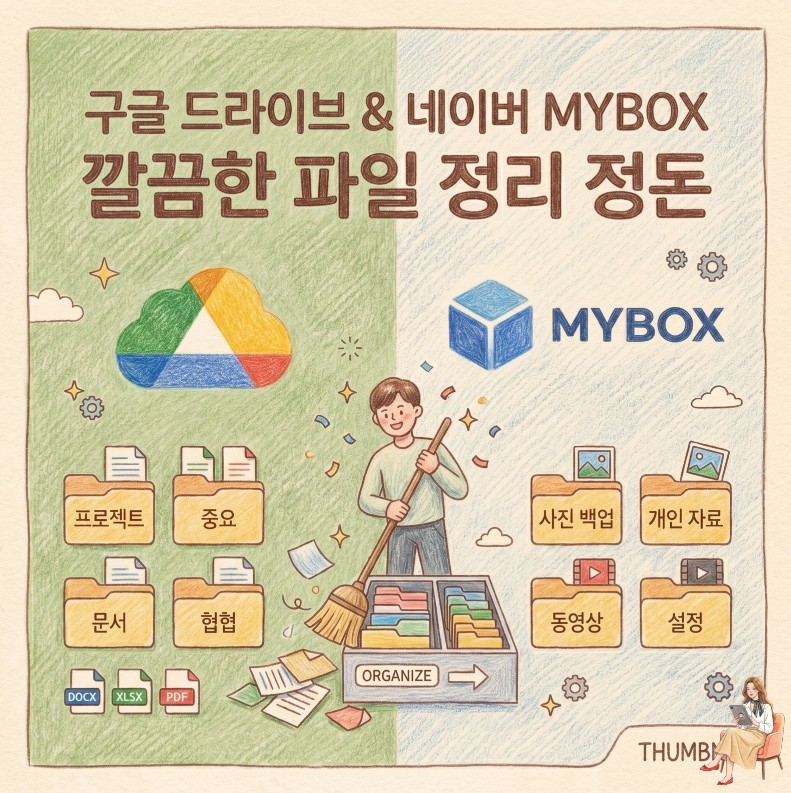 클라우드 스토리지 구글 드라이브 네이버 마이박스 영리한 분류법(cloud-storage-efficient-sorting-guide)