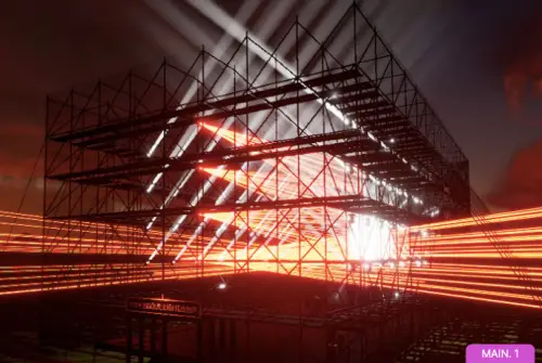 레이저아트 전시작품 소개입니다