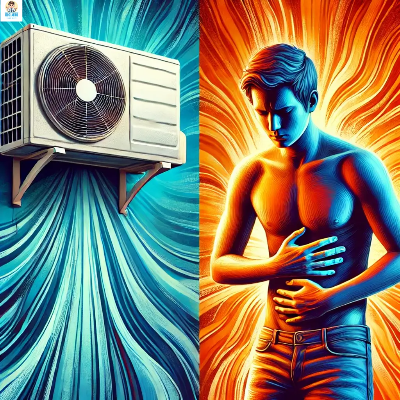 에어컨 장시간 노출