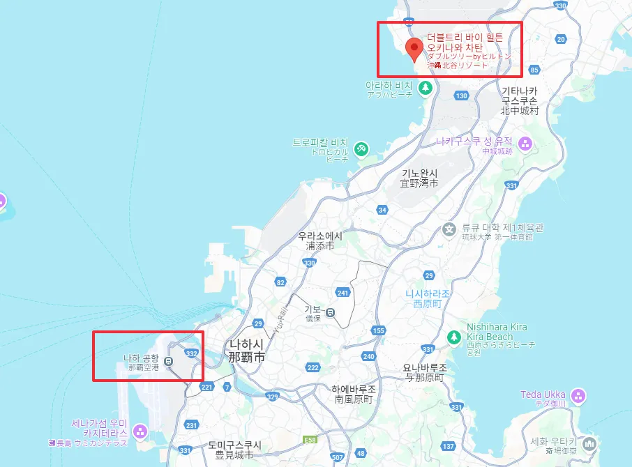 오키나와-중부호텔-위치