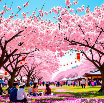 벚꽃축제그림